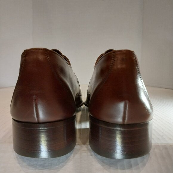BALLY men's size 8.5 M brown Derby. - Picture 8 of 10